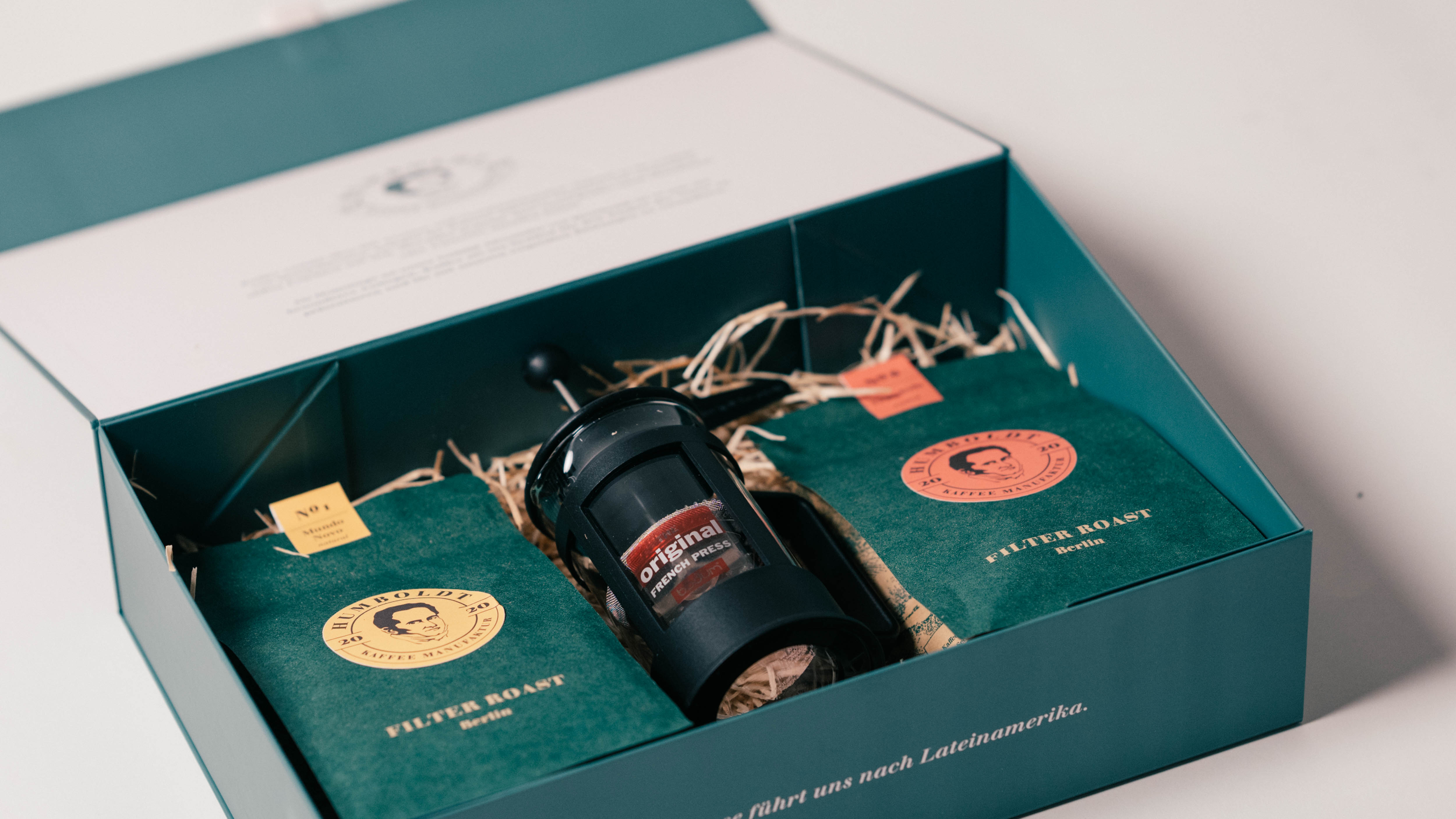 Humboldt Kaffeebox & French Press